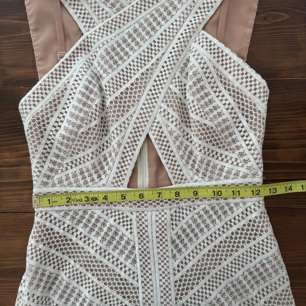 BCBGMaxAzria White Lace Maxi Dress - Picture 8 of 10
